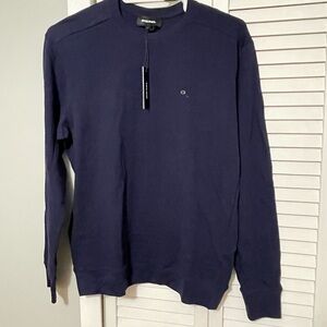 Diesel Men’s long sleeve sweatshirt peacoat blue xl NWT